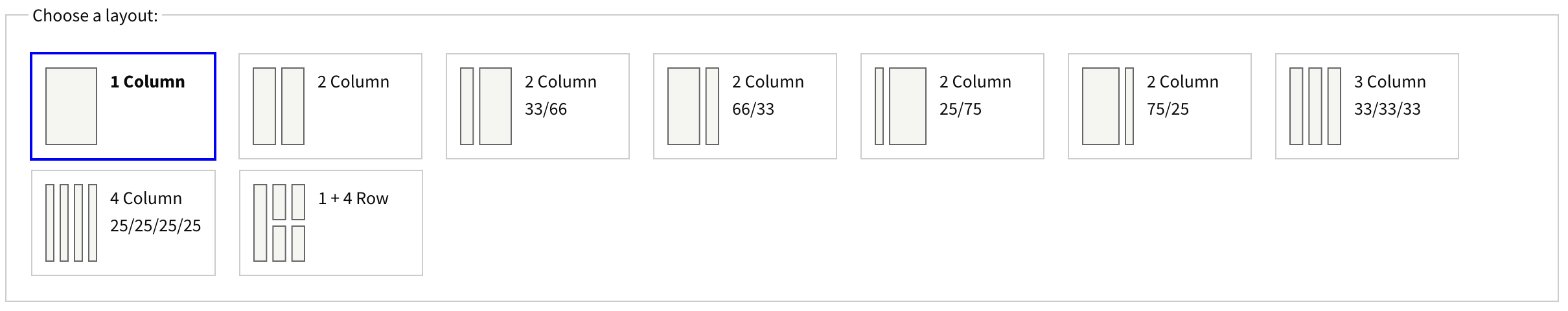 Drupal Layout Paragraphs layout options