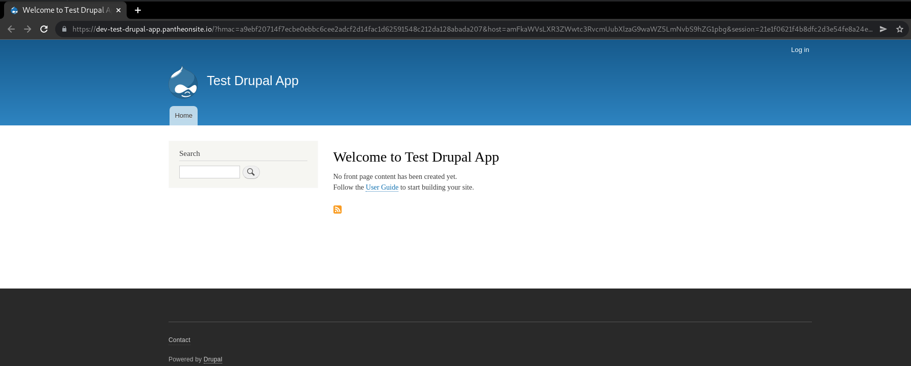 Drupal Site opening as App in the Shopify Store